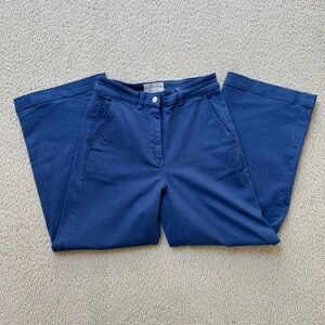 Everlane Utility Wide Leg Pants - Blue, size 4